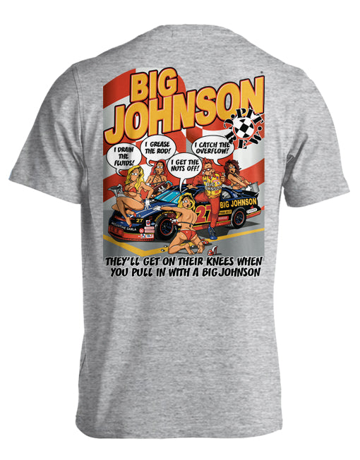 Fashion Big Johnson Pit Crew T Shirt Vintage 90s Racing Every Member Has A Purpose